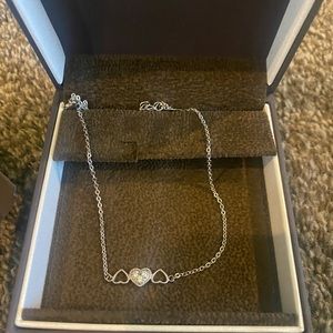 Silver Heart Braclet